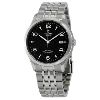 Tudor 1926 black dial automatic mens 39mm stainless steel watch m91550 0002
