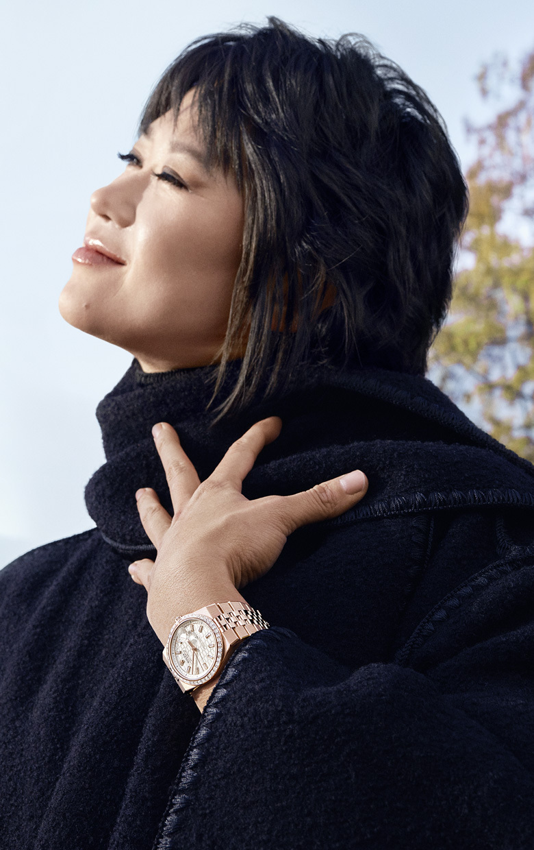 Rolex new watches 2025 the land dweller yuja wang ywang 2412rp 1 portrait