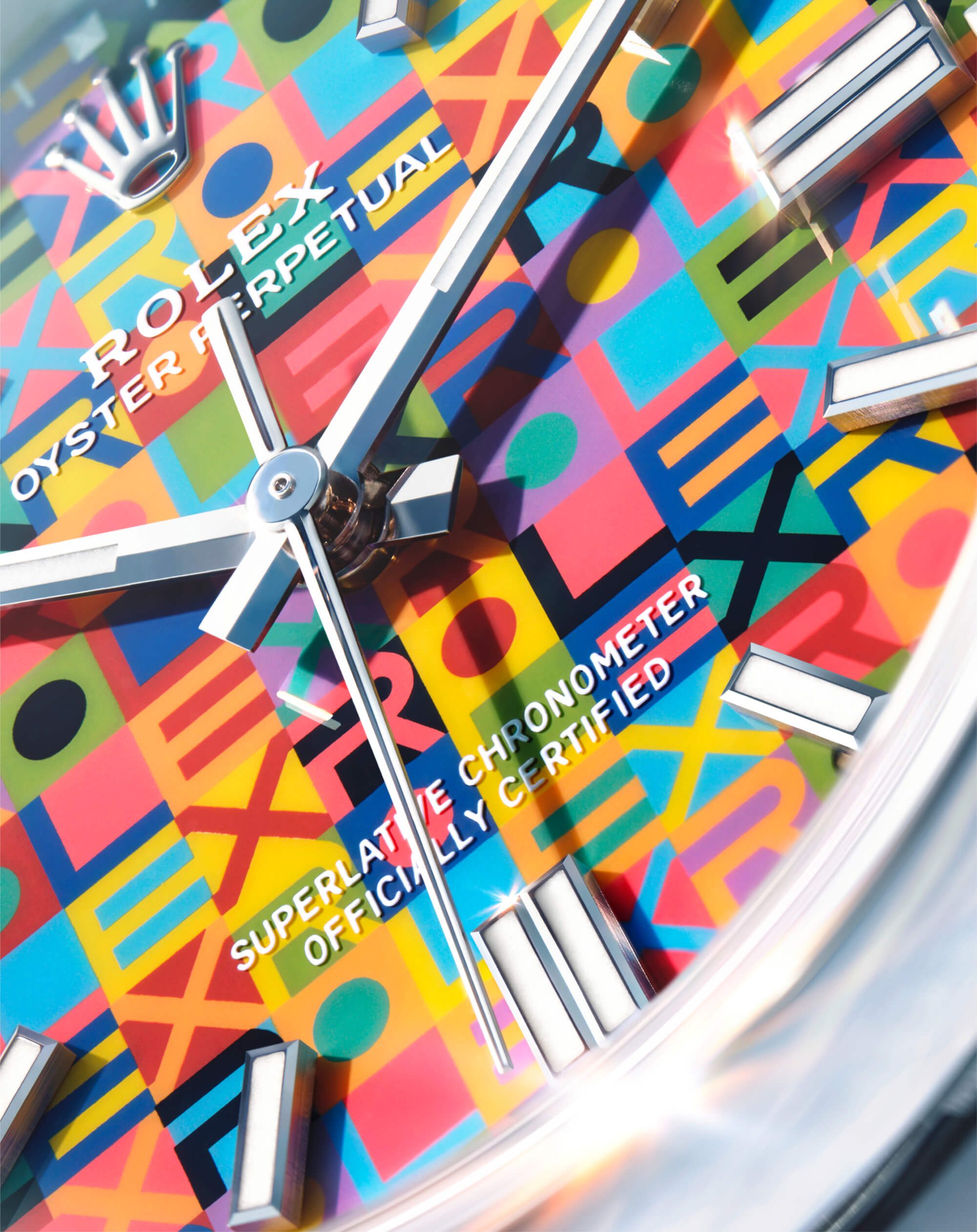 Rolex new watches 2026 the oyster perpetual 36 dial graphical motif m126000 0016 landscape