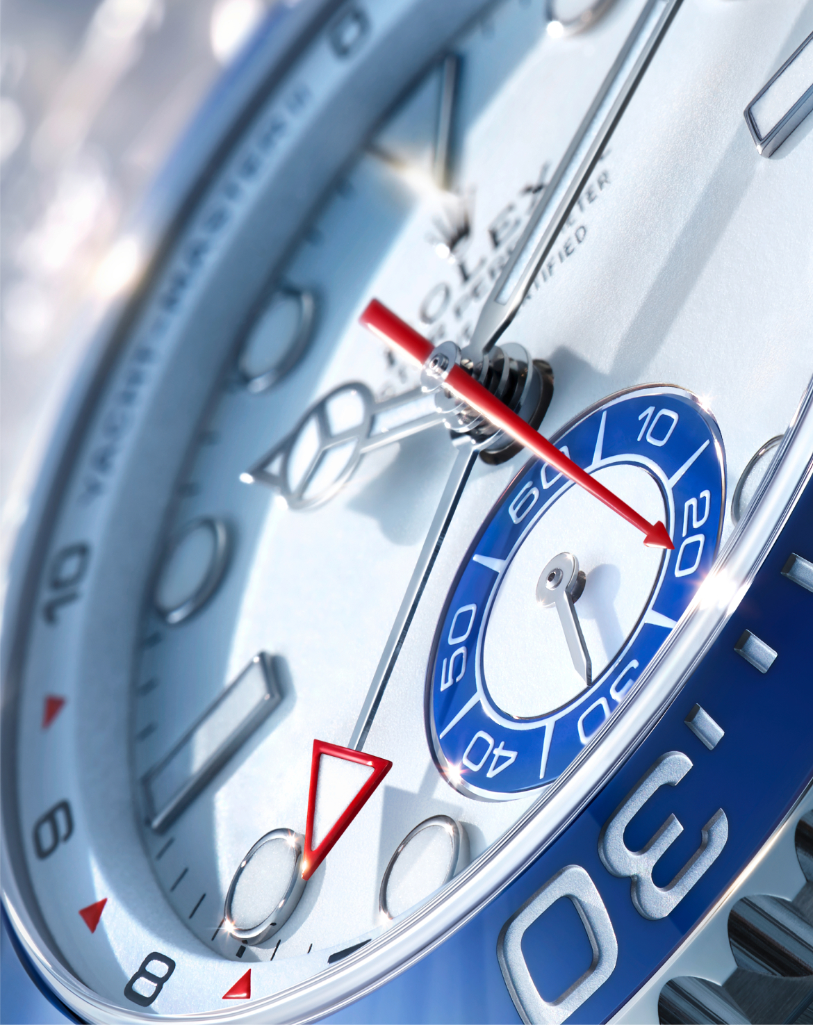 Rolex new watches 2026 the yacht master II dial and optimal legibility m126680 0001 portrait