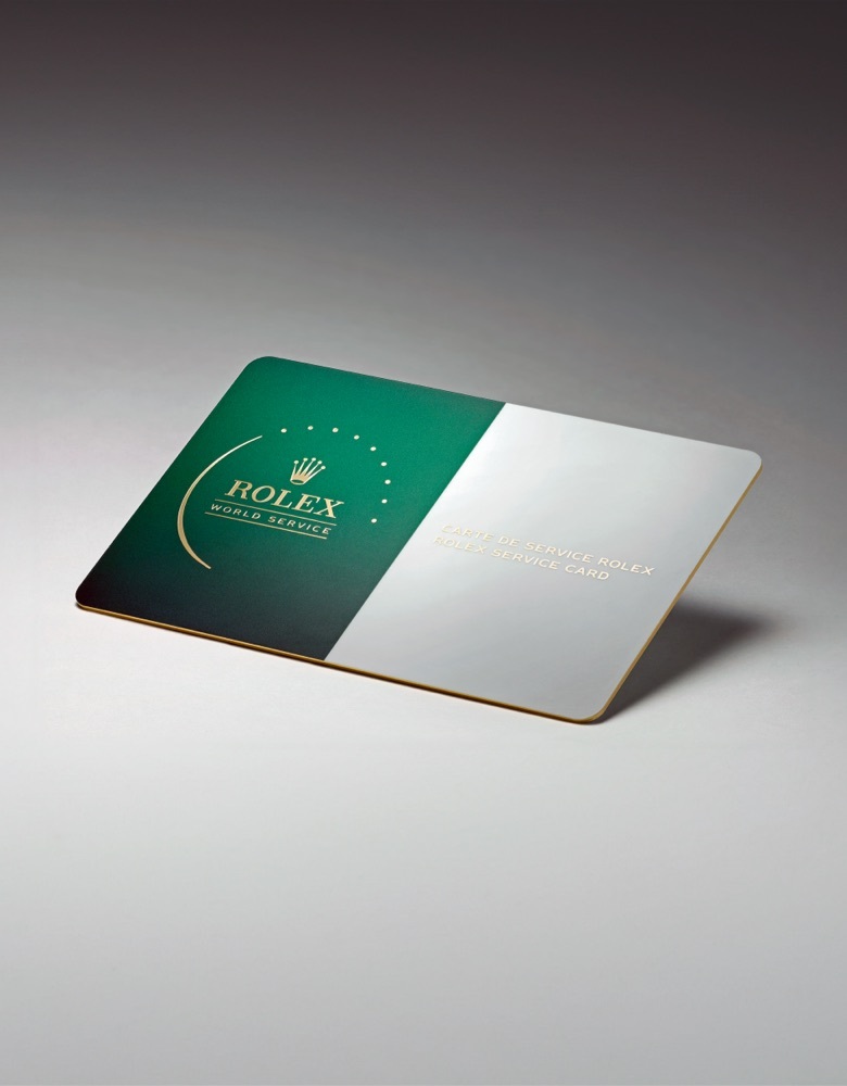 Rolex servicing rolex service card front v2 portrait