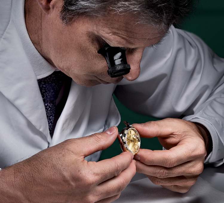 Servicing your rolex verification portrait